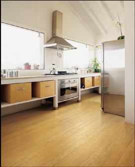 EcoTimber's Woven Bamboo flooring for homes and businesses looks like hardwood and reportedly is harder than than other bamboo flooring products. The flooring can be sanded and refinished; is formulated for durability, flexibility and adhesion; and has low-moisture content. It is made without urea-formaldehyde and meets the California Air Resources Board E1 environmental standards for IAQ. (415) 258-8454 / www.ecotimber.com CIRCLE NO. 85 or ecostructure.hotims.com