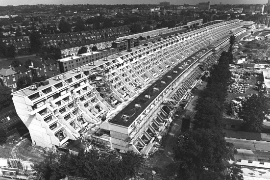 Alexandra Road Estate under construction, Camden, London