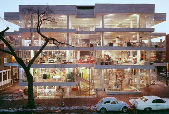 The Design/Research building in Harvard Square, Cambridge, Mass.