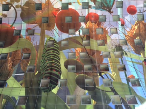 Digital+prints+devised+by+the+artist+Arno+Coenen+cover+inside+of+the+arch.+