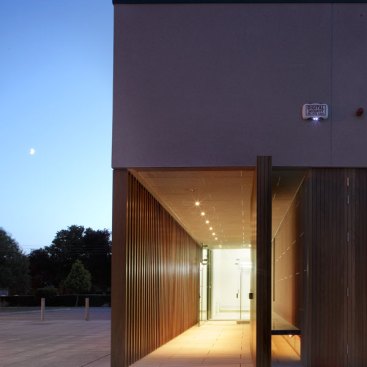 The+initial+idea+was+to+create+a+spiritual+building+which+was+private%3b+a+solid+element%2c+which+is+carved+out+or+punched+to+create+light+and+privacy