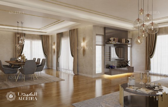 Modern villa interior design