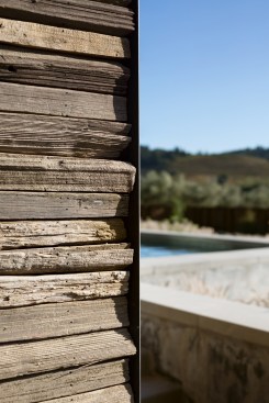 Repurposed Grape Stake siding