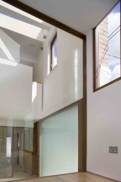 Triple height void seen from meeting room