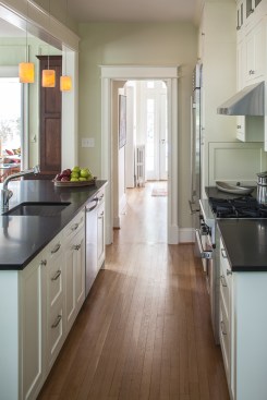 View through kitchen.