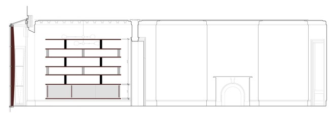 Parlor Level Interior Elevation