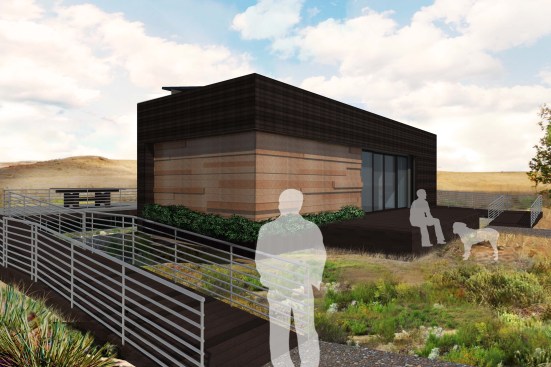 Exterior rendering - front.
