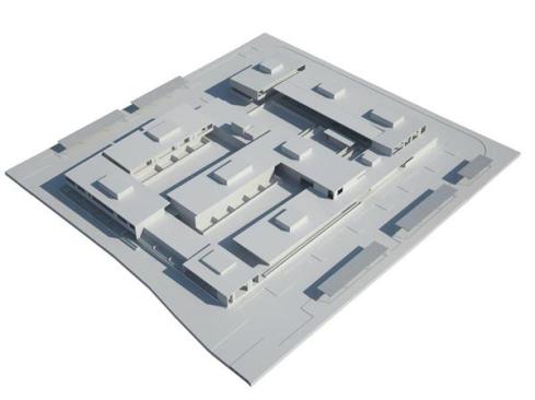 A model of Rosa Gardens.