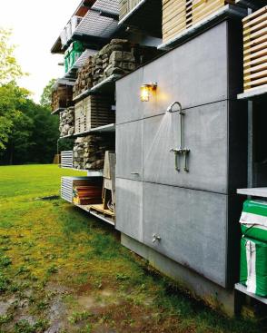 Storage Barn, shower on exterior