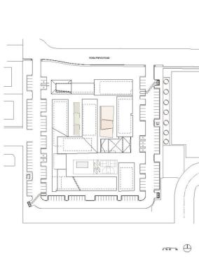 Rosa Gardens' roof plan.