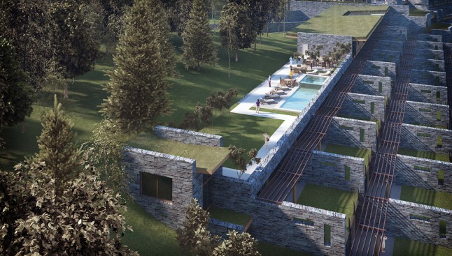 Birdseye view guest suites