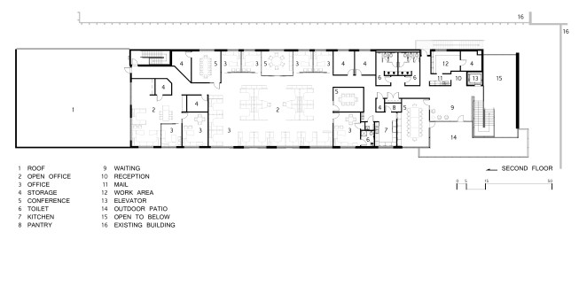 Administration 2nd Floor Plan Diagram