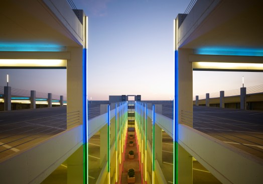 Car Park 1 atrium view looking West