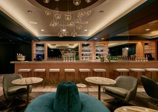 Ms. Peacock's Champagne Lounge by CORE architecture + design 