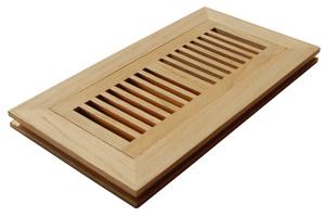 Typical metal registers can mar your flooring installations and your architecture, but the company’s floor vents and registers sit flush with 3/4-inch hardwood floor. Registers offer two-way diffusion and are grooved on the outside to accommodate most 3/4-inch tongue and groove flooring. The line comes in a variety of sizes and species such as white and red oak, Santos mahogany, and bamboo. 
www.ennovage.com.