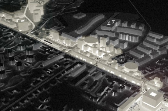 Rendering along Route de Toulouse.