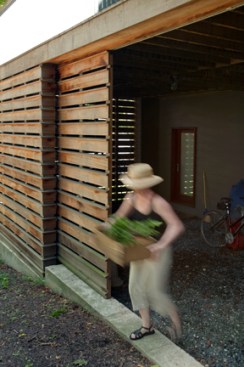 Deck in use