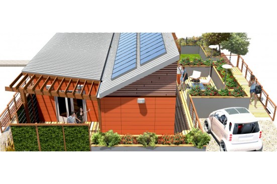 Phoenix House, bird's eye rendering. 