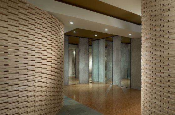 View inside of the yoga room