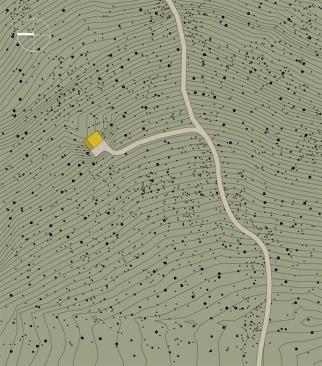 Stacked Cabin site plan.