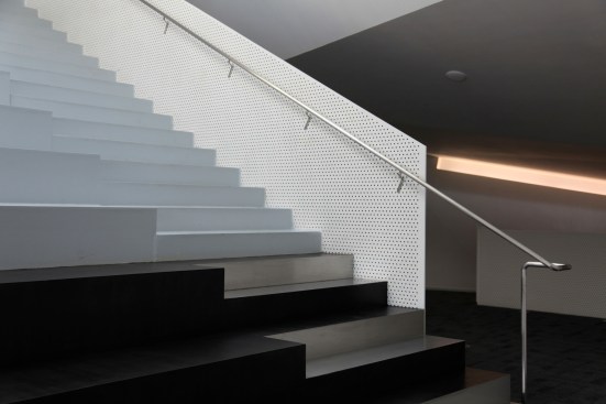 Bowtie interior stair.