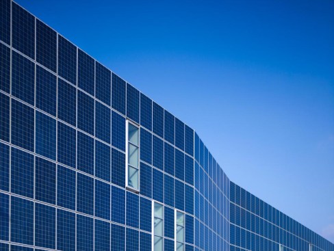 Solar Wall detail.