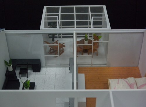 Fig. 4 Model of Interior Rooms in the Building