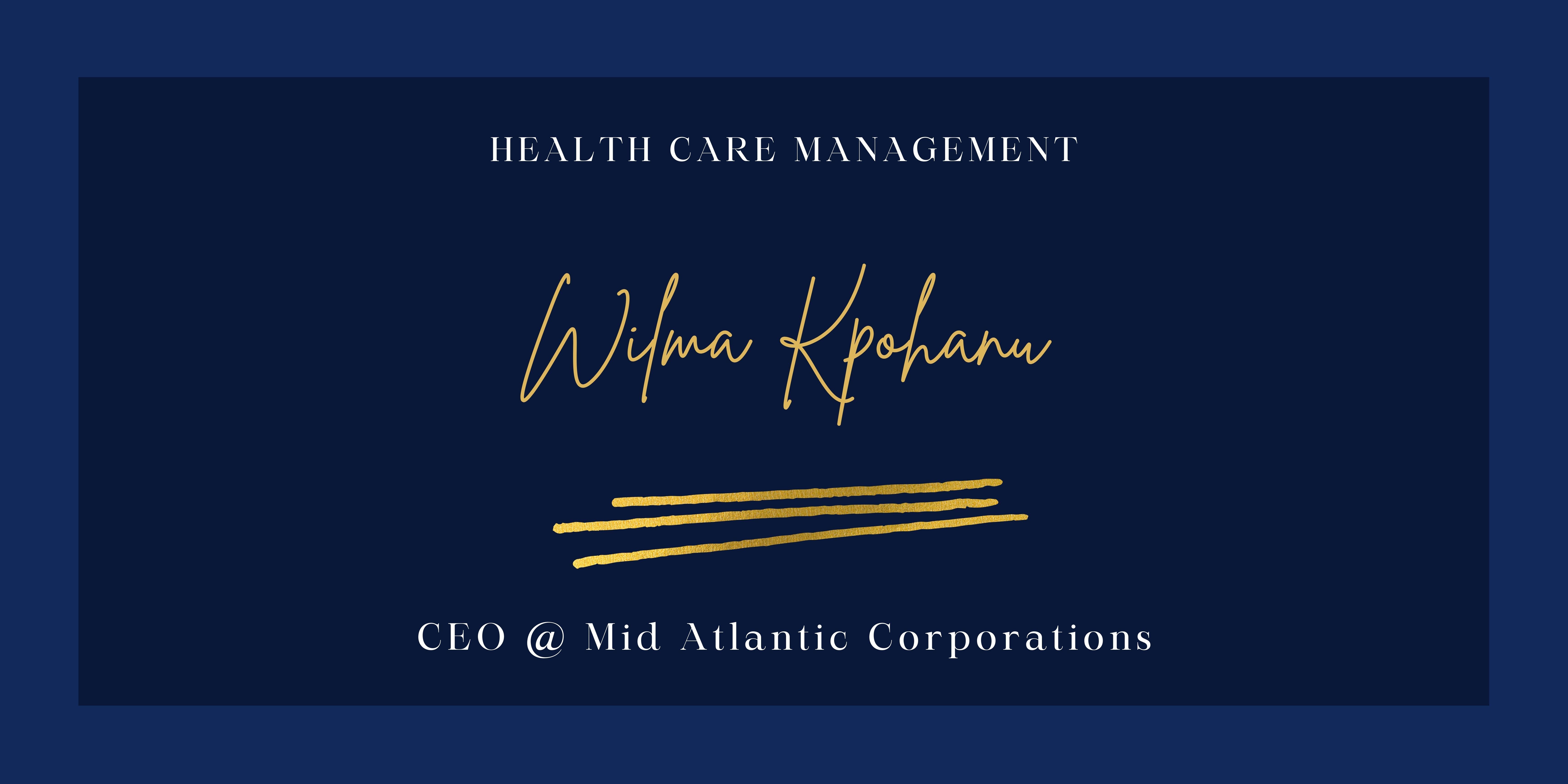 Wilma Kpohanu | Mid Atlantic Corporations, Inc.