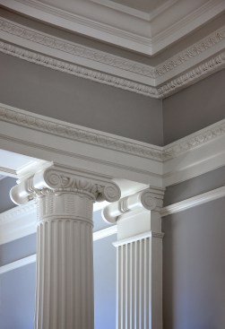 Restored missing millwork in conference room