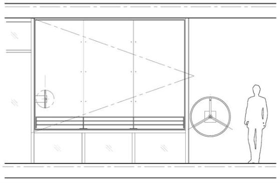 By turning the hand wheel inside each unit, owners can open the attached art doors.