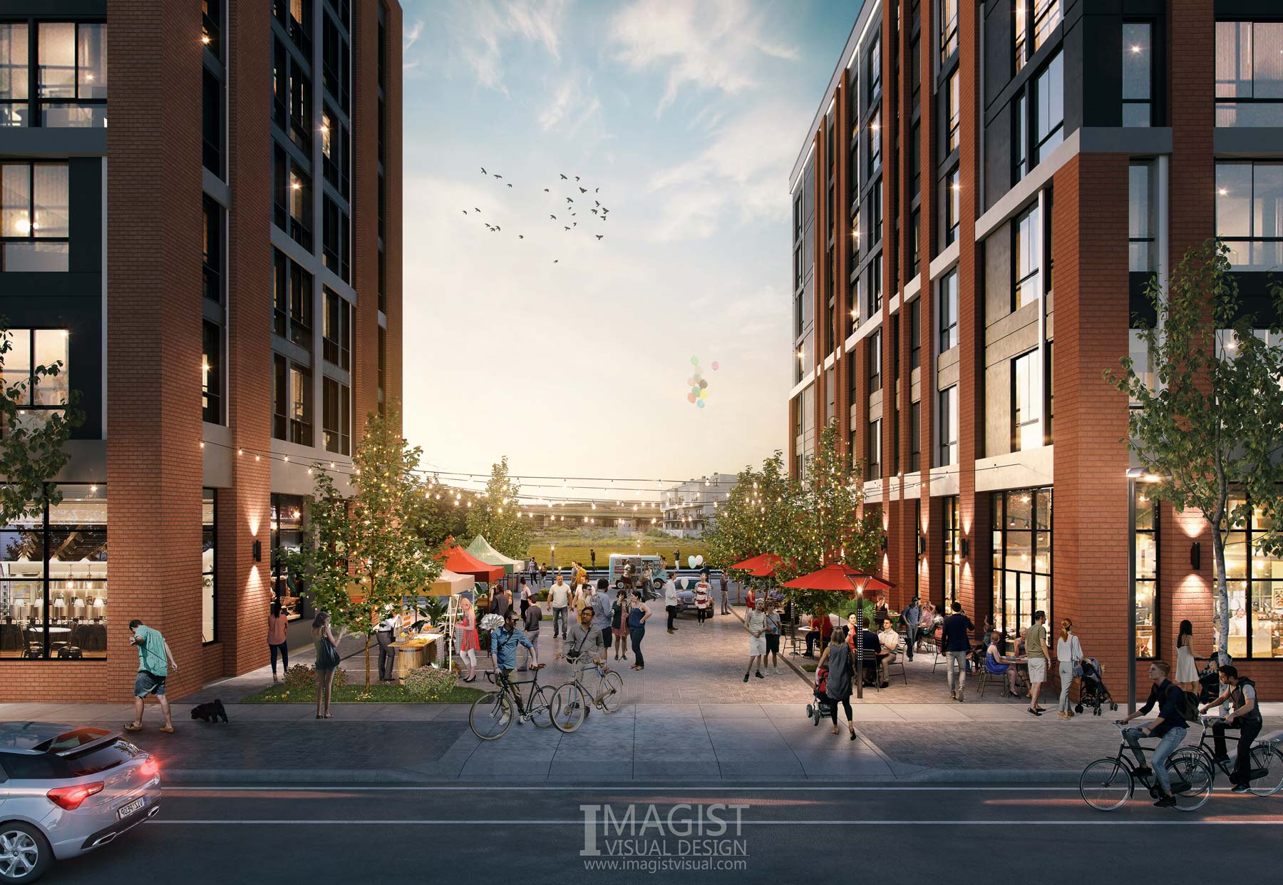 Urban development architectural rendering - Architect Magazine