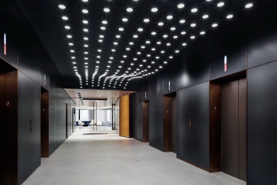 Elevator lobby, Federal Home Loan Bank of New York, Jersey City, N.J.