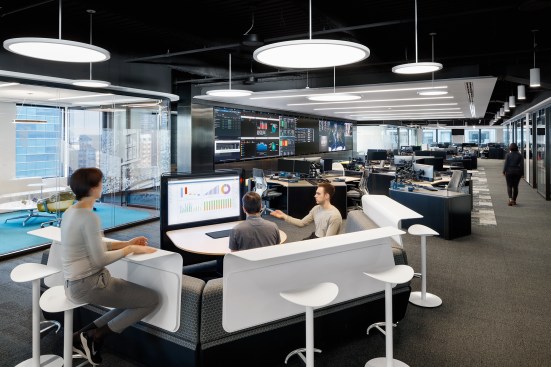 Command center, Federal Home Loan Bank of New York, Jersey City, N.J.