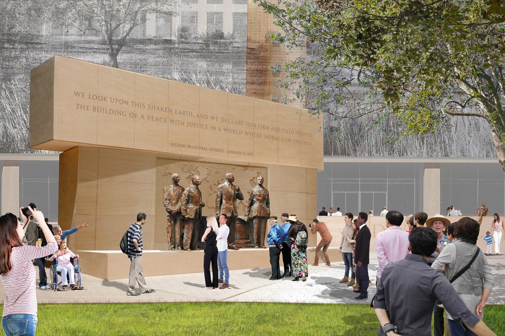 President Eisenhower Sculptural Grouping