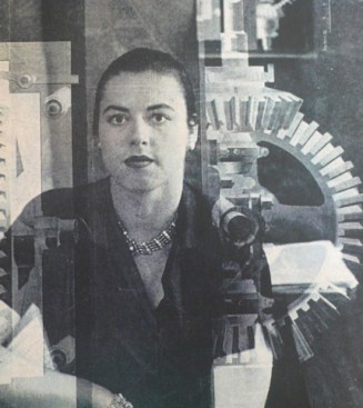 Jane Thompson, then Jane Fiske McCullough, from Charm magazine in 1957