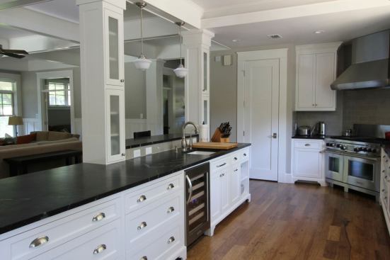 All of the home’s appliances and lighting fixtures are Energy Star-rated; showers and faucets operate at 2.5 gpm or less. In addition, the house features a 19-SEER air conditioner and water-source heat pump with an on-demand hot water circulation system.