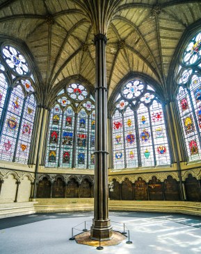 The Chapter House in Westminster Abbey