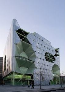 Media-ICT  Barcelona  The use of District Cooling, a photovoltaic roof, dynamic sun filters, and smart sensors reduced the Media-ICT building’s carbon emissions by 95 percent.