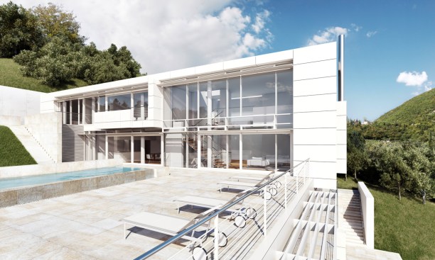 Gardone Residence, Gardone Riviera, Italy, by Richard Meier & Partners