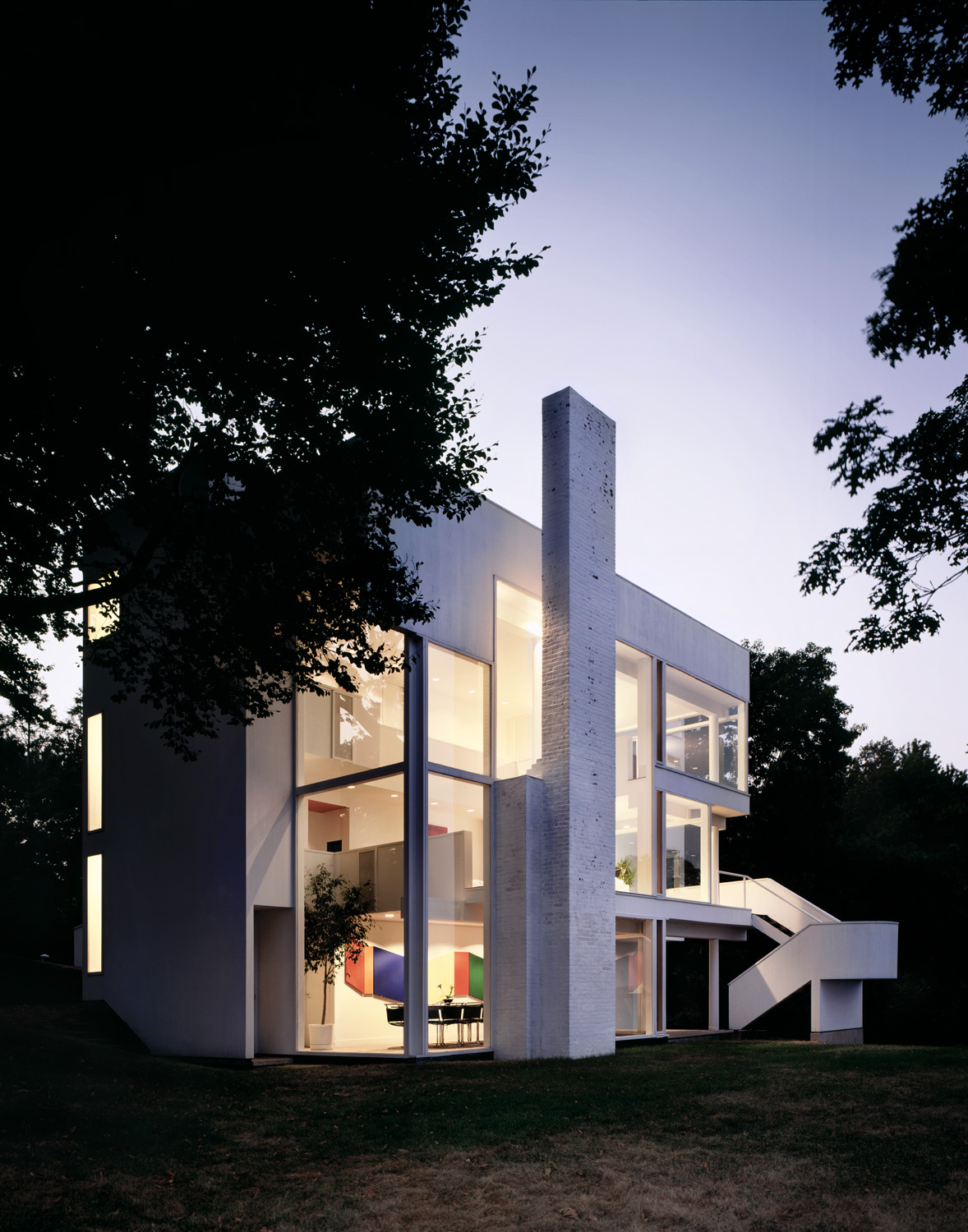 建物 Richard Meier Smith House AD Classics: Smith House / Richard Meier & Partners | ArchDaily