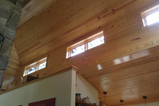 Peachtree Energy Star-certified clerestory windows fill the Chandler Design-Build home with natural light.