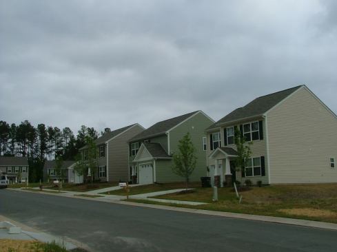 Houses in this Cimarron neighborhood start in the mid-100s, a price accessible to many in the Raleigh-Durham area.