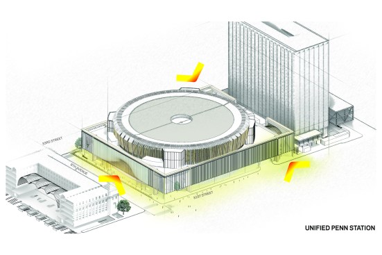 ASTM Group's proposal for Penn Station.