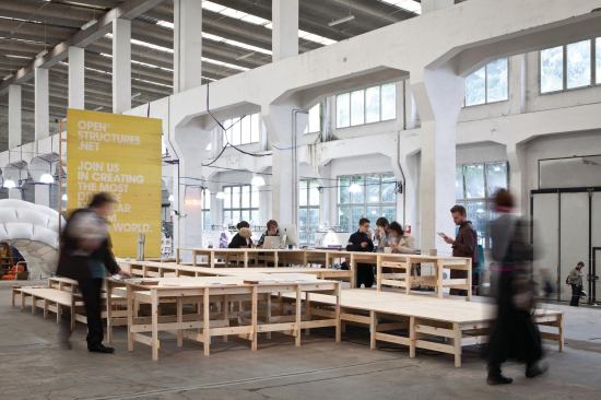 With OpenStructures, Dutch designer Thomas Lommée is suggesting that people anywhere, sharing a common geometrical grid based on a 4cm-by-4cm square, can construct and build on others' modular components to make anything imaginable. 
openstructures.net