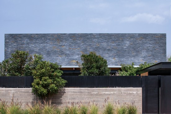 View of the NS Residence from the street.