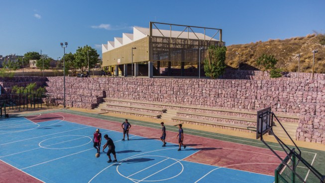 Water Garden, in Los Cabos, Mexico, by ORU–Oficina de Resiliencia Urbana and SEDATU (Mexican Secretariat for Agrarian, Land, and Urban Development).