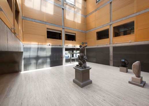 The center's entrance court