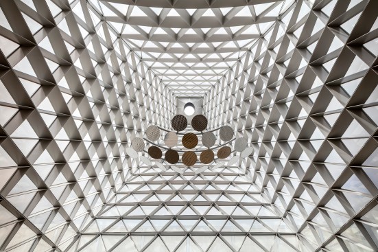 Interior detail of the tower