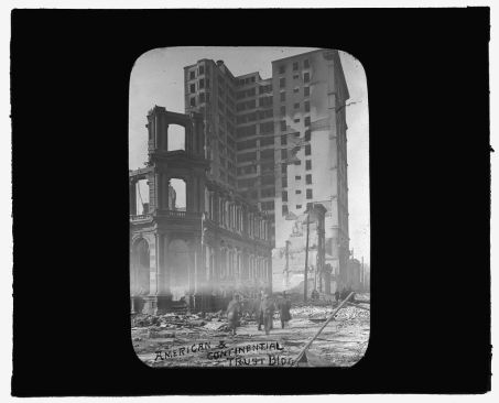 The Continental Trust Building after the 1904 fire