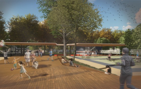 Shishan Park Pavilions